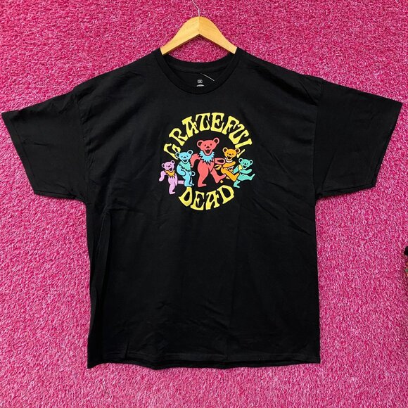 Grateful Dead Dancing Bears Rock Band T-Shirt 2XL - Picture 1 of 4